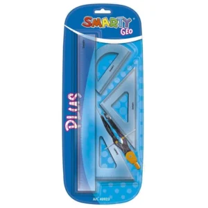 Juego de Geometría de PlásticoMediano Plus Smarty