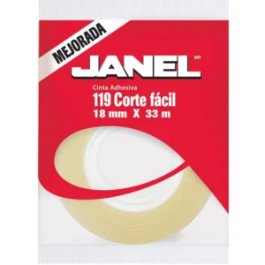 Cinta Transparente 18x33m Janel