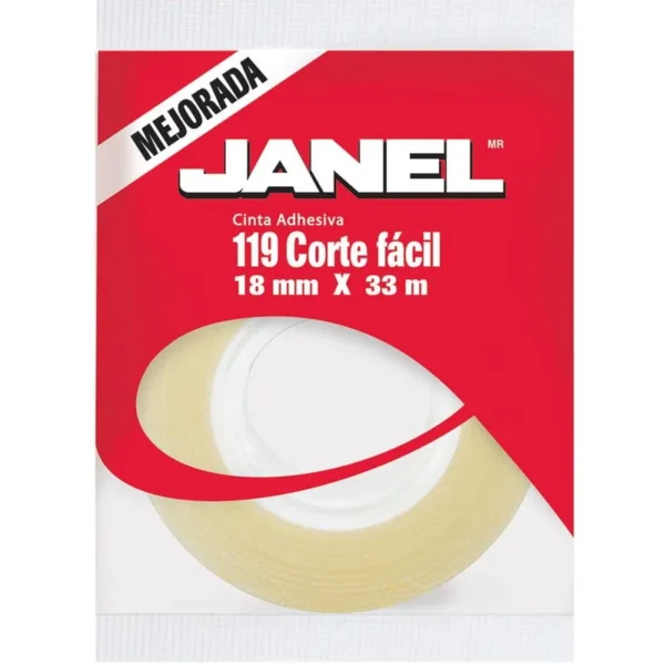 Cinta Transparente 18x33m Janel