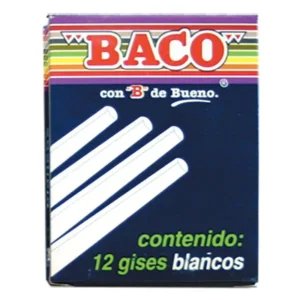 Gis Blanco Caja con 12 Piezas