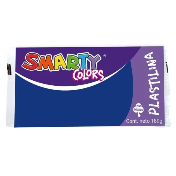 Plastilina Marqueta 180g Azul Oscuro Smarty