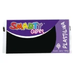 Plastilina Marqueta 180g Negro Smarty