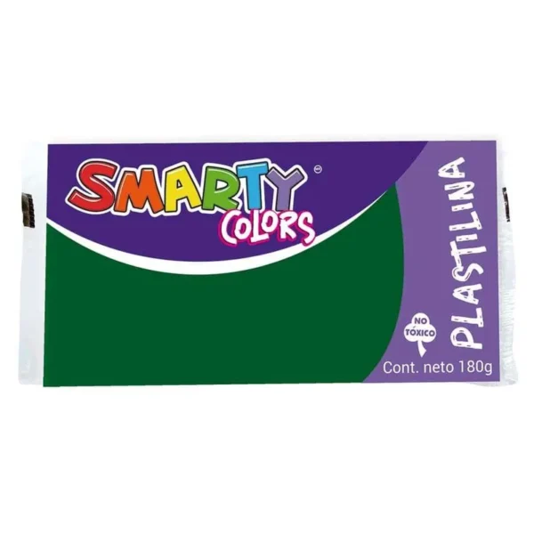 Plastilina Marqueta 180g Verde Oscuro Smarty