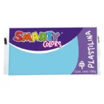Plastilina Marqueta 180g Azul Cielo Smarty