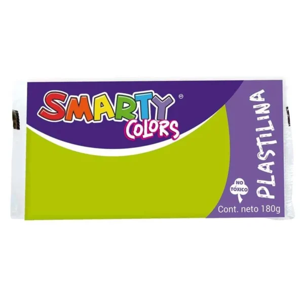 Plastilina Marqueta 180g Verde Limón Smarty
